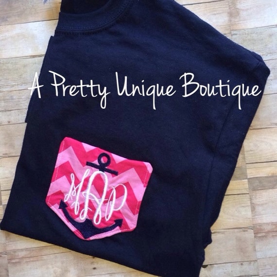 Monogrammed Pocket Tee