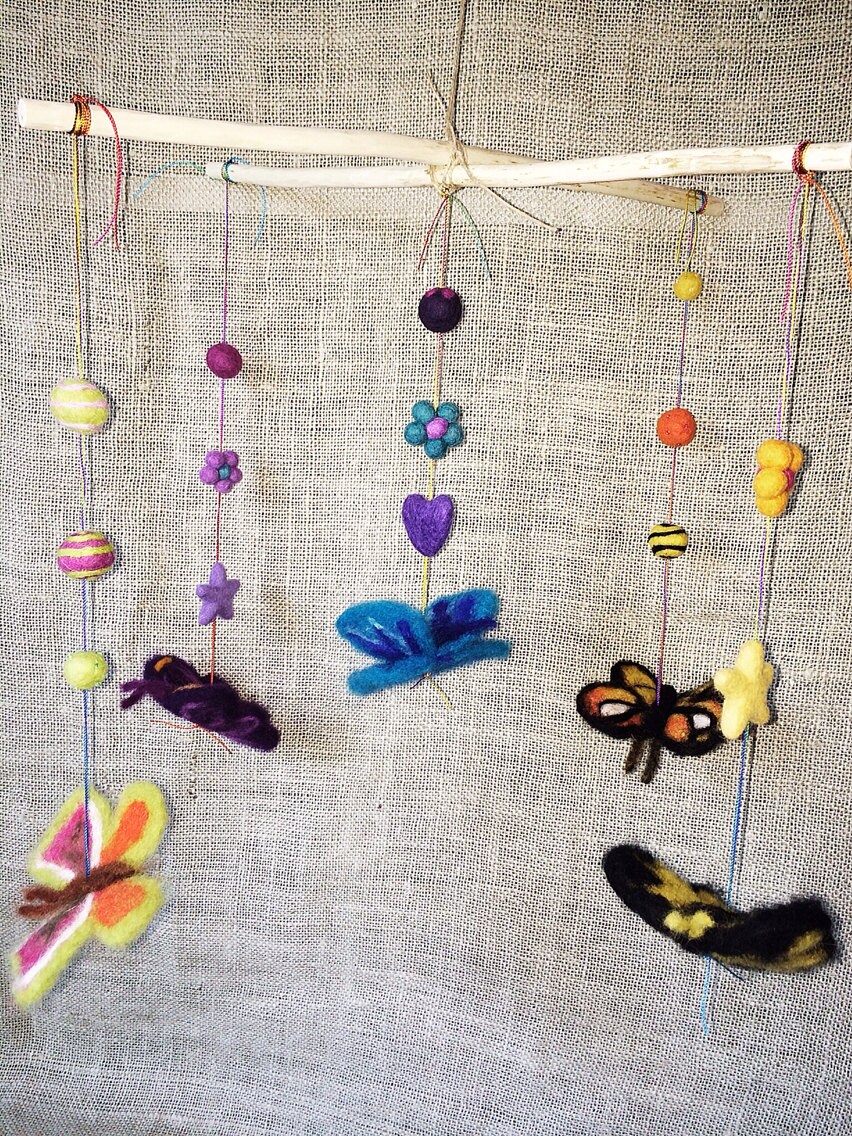 Butterfly baby mobile by pelepadesigns on Etsy