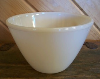 Fire King White Serving Bowl