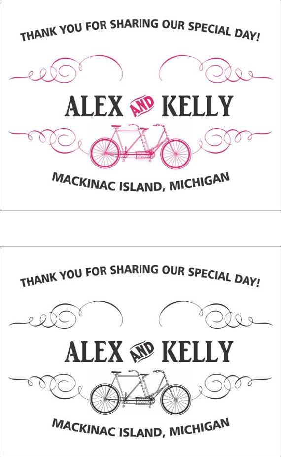 100 4x3 Wedding Favor Labels - Welcome Bag Labels Il_570xn