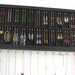 Wall jewelry box in distressed black with copper hooks