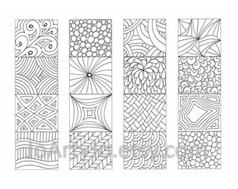 Adult Coloring Pages Printable DIY Zendoodle Zentangle 8.5 x