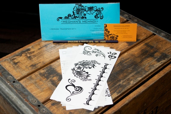 Henna Tattoo Design Transfer Kit 8032