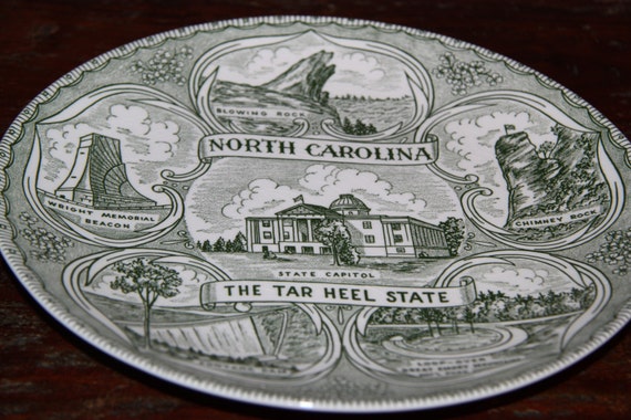 Vintage South Carolina Souvenir Plate