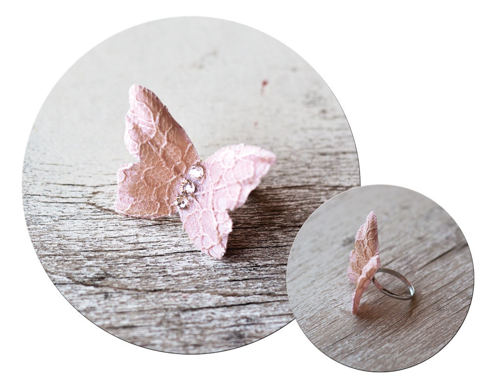 by ring Butterfly butterfly Butterfly Bridesmaid gifts ArsiArt bridesmaid accessories  gift