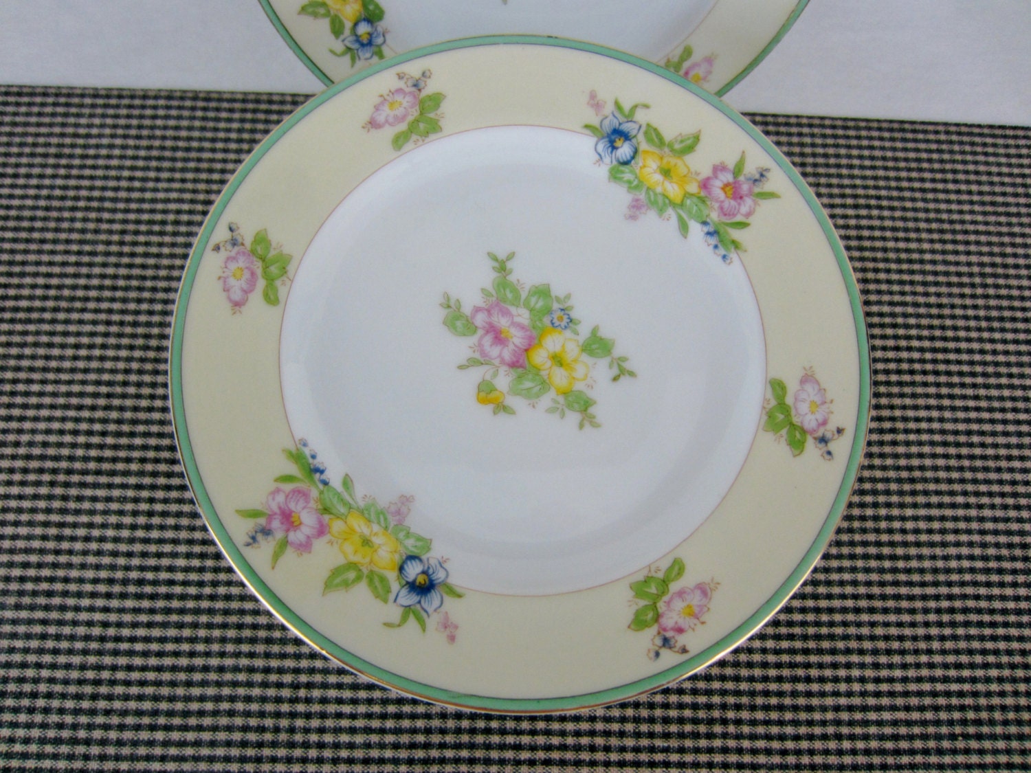 11 6 1/2″ Bread and Butter Plates, Vintage Plates, Made in Japan