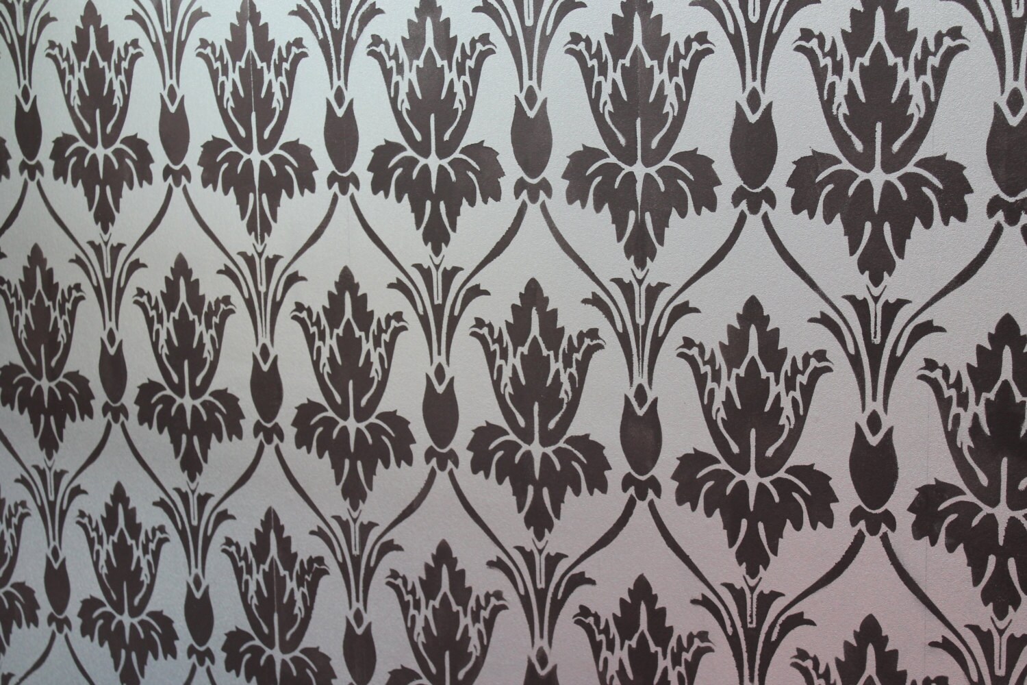 Sherlock Holmes Damask Allover Decorative Stencil from TV