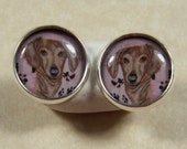 Dachshund Stud Earrings