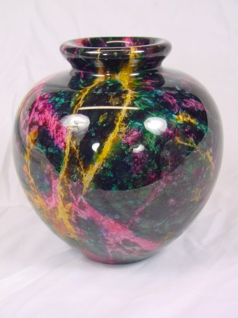 20 OFF 7 Color Serpentine Jade Vase Urn Sculpture 3619K by butw