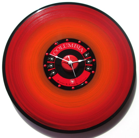 Download Tick Tock Vinyl The Label Clock Hand Painted Recycled Record