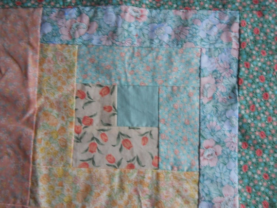 Quilt Kit 7 Log Cabin Blocks Yardage to complete project