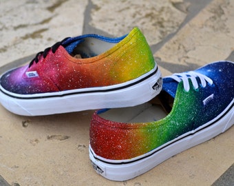 Rainbow vans | Etsy