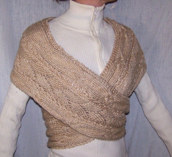 Instant download Knitting Pattern Wrap Sweater for Women
