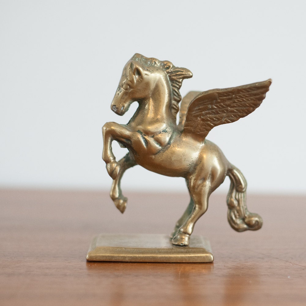 brass pegasus figurine