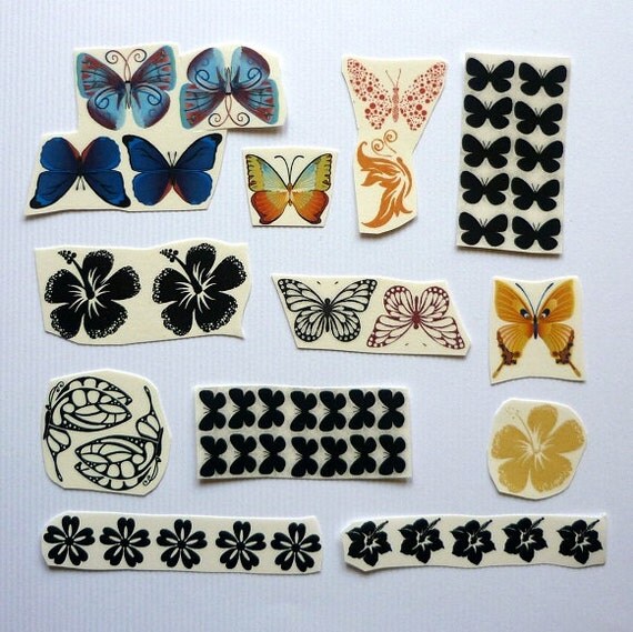 Fused Glass Decals. 49 Decals for Glass Fusing. No Additional