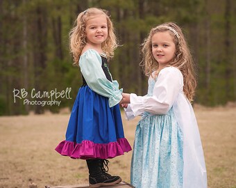 Elsa Dress - Elsa Costume - Queen Elsa Costume - Queen Elsa Dress - Elsa Dress - Cotton Elsa