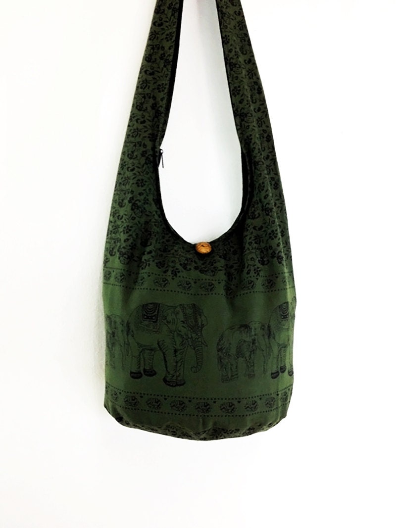 Women bag Handbags Cotton bag Elephant bag Hippie Hobo bag