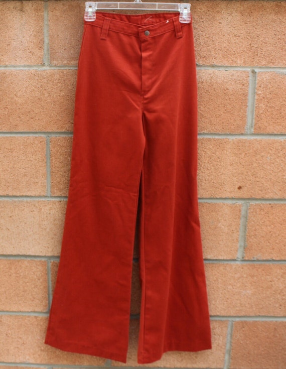 DITTOS VINTAGE PANTS // 70's jeans // rust color dittos