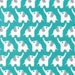 CLEARANCE - Fanfare - Elephants - Turquoise - 1/2 Yard - Cloud 9 Fabric - 100% OE100 certified organic cotton flannel