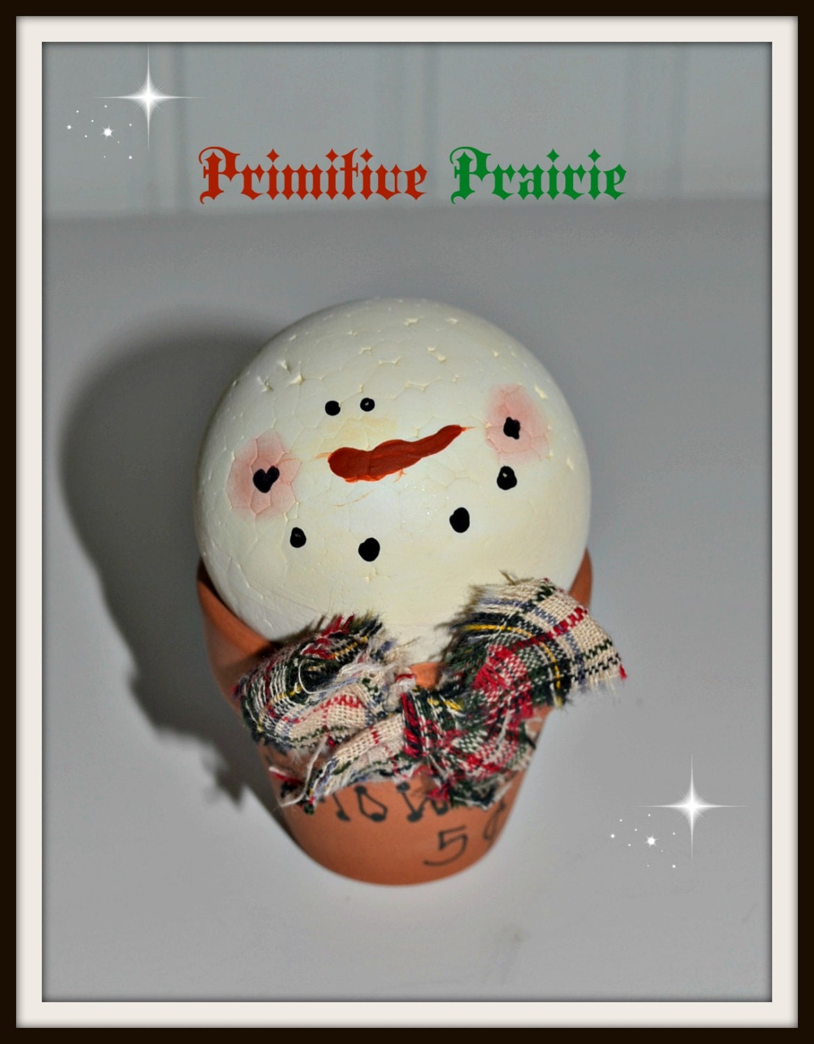 Primitive snowman snow ball, snowman, snowman collector, snowman winter decoration, handmade