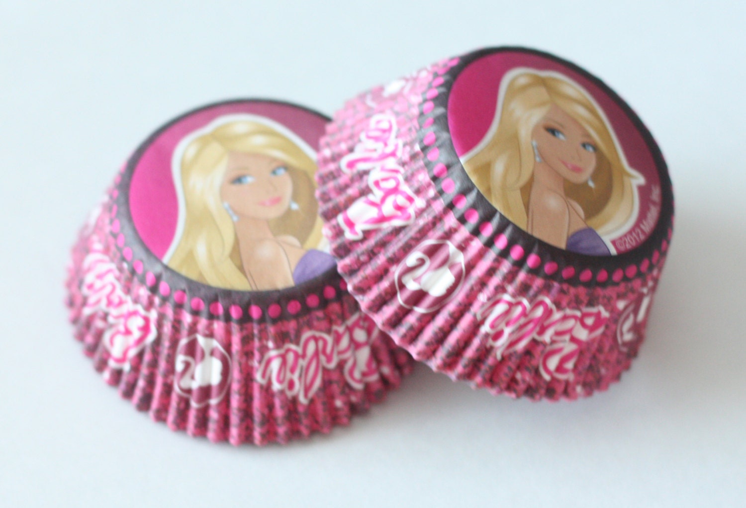 24 Barbie Cupcake Liners Wilton Pink Baking by LuxePartySupply