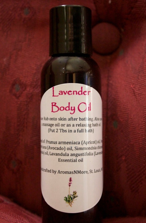 Items similar to Relaxing Lavender Bath, Body and Massage Oil on Etsy