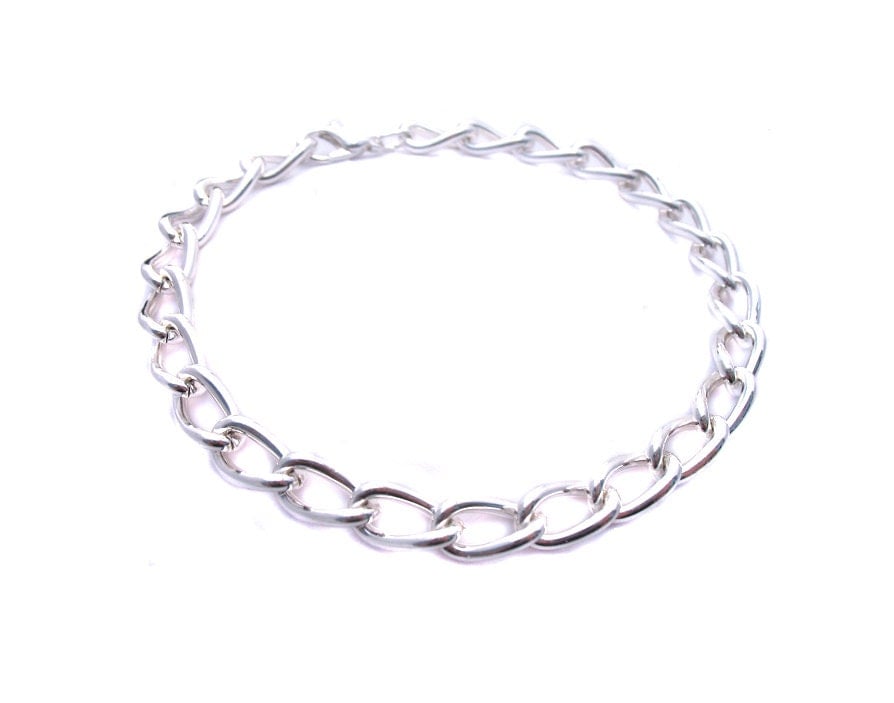 Charm Bracelet Chain Blank Bracelet Base to create Chunky