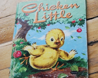 Vintage Children's Book, Chicken Little, Classic Stories