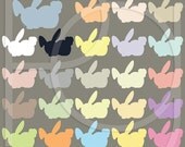 80% OFF SALE bunny rabbit clipart commercial use, vector graphics, digital clip art, digital images - CL509 Il_170x135