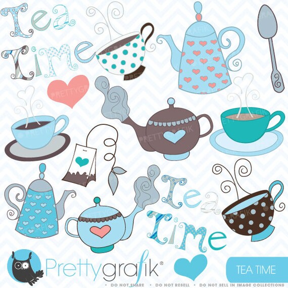 Teapot clipart commercial use, vector graphics, digital clip art, digital images - CL406 Il_570xn