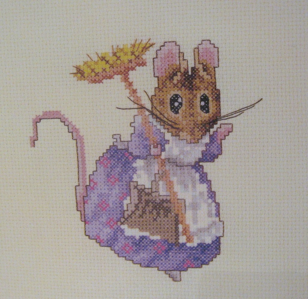 beatrix potter hunca munca cross stitch CHART INSTRUCTIONS