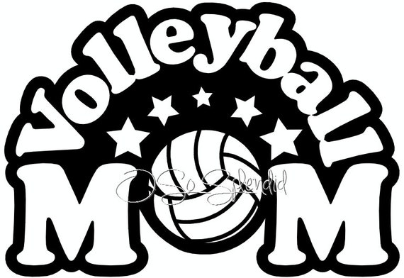 Download Volleyball Mom Digital File Vector Graphic Personal Use