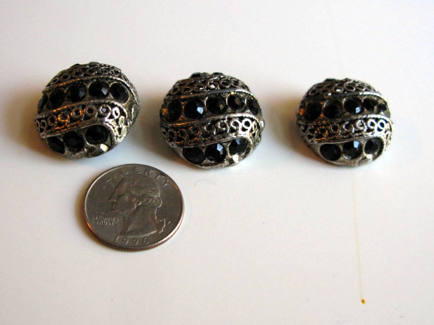 Antique Metal Buttons Vintage Buttons Collectible Rare Estate