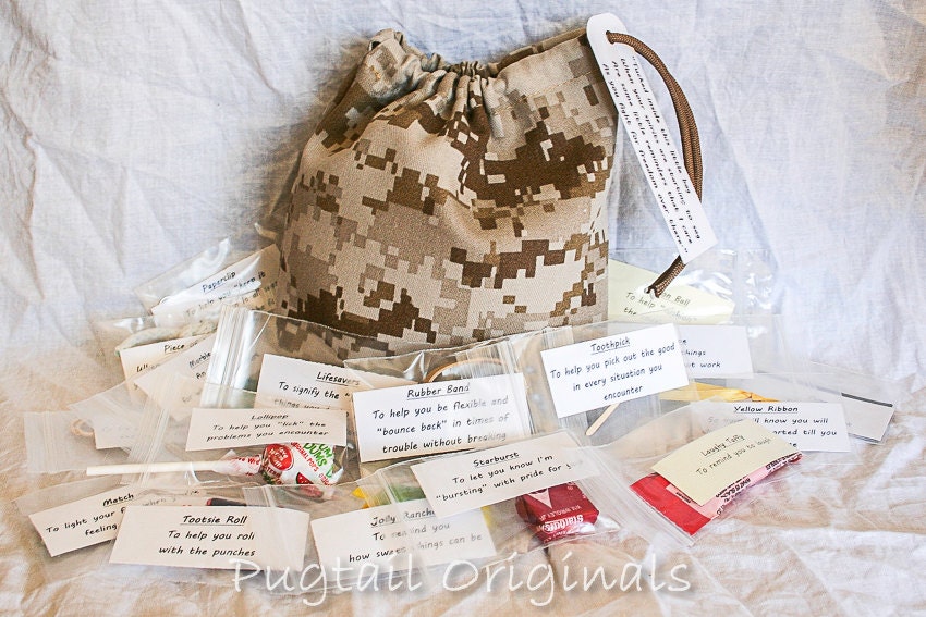 Military Deployment Appreciation Kit/Bag by PugtailOriginals