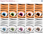 ON SALE 50 % OFF Halloween printable gift tags, mummy eye, spooky eyes, gray, black, orange, instant download, Halloween printables Il_170x135