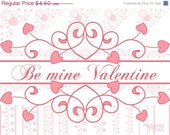 ON SALE 50 % OFF Valentine flourish clip art. corners and borders, tapes clipart, pink, blank and with text, commercial use, for card. invit Il_170x135