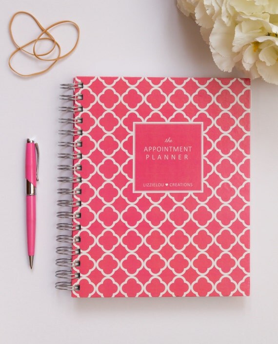 20142015 Appointment Planner / HARDCOVER / blush pink