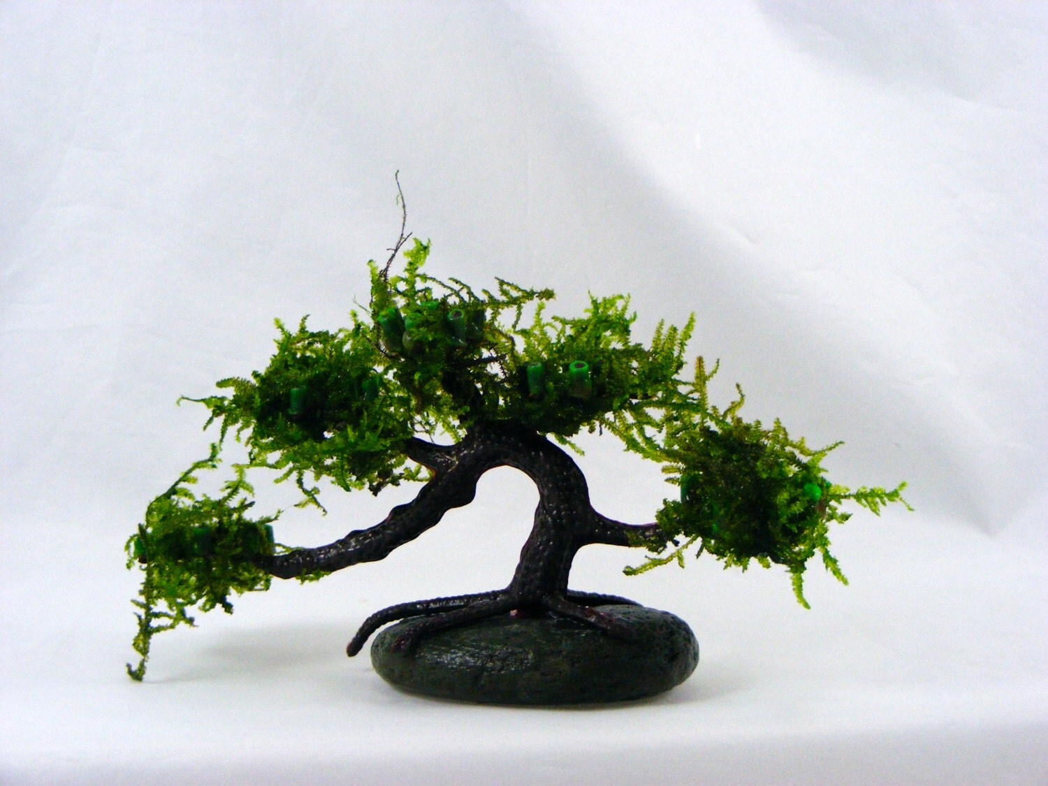 Live fresh water Aquarium Xmas Moss Bonsai Tree by greensky812