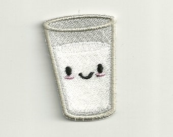 Tiny Smiling Milk Patch! Custom Made! F4
