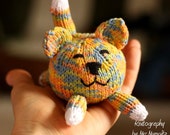 Minimeow knitting pattern for cat and dog toys - PDF pattern - instant download, pattern suitable for beginners