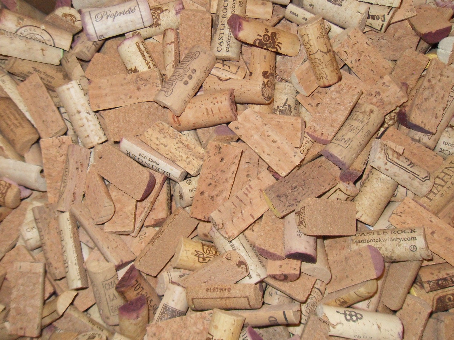 SALE 100 PreCut Wine Cork HalvesNatural No Synthetics No