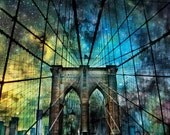 New York Photography, NY Art, New York Prints, Urban Art, NY Photo, Brooklyn Bridge, Blue Twilight Sky, Bridge Photography, Universe Art New York Photography, NY Art, New York Prints, Urban Art, NY Photo, Brooklyn Bridge, Blue Twilight Sky, Bridge Photography, Universe Art