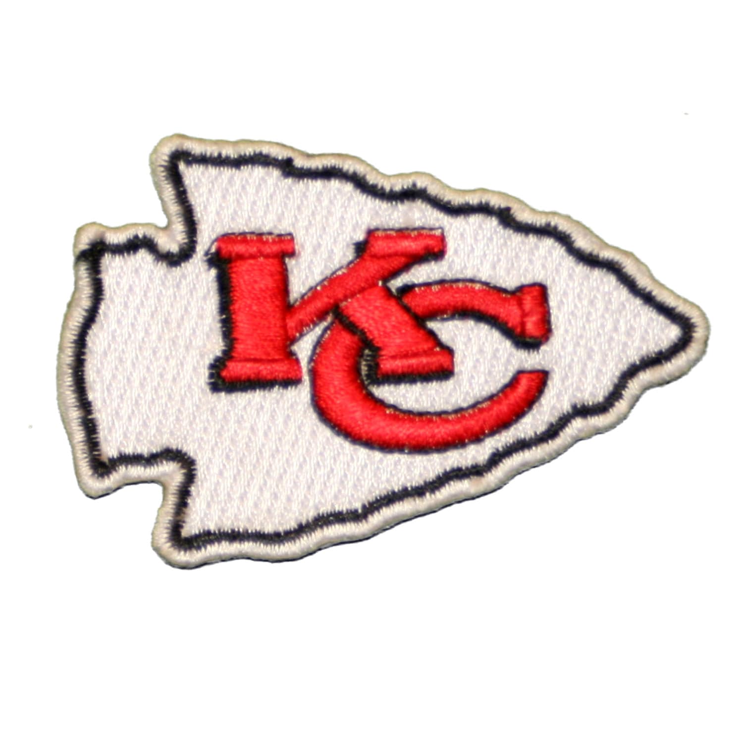 Kansas City Chiefs iron on patch team logo size: 2.625