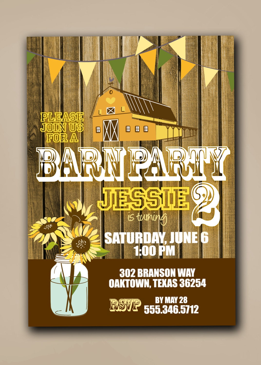 Free Printable Barn Dance Invitations 7