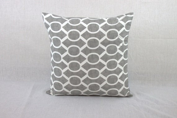 Grey Euro Sham Gray Gray Pillow Cover Gray Pillow Covers