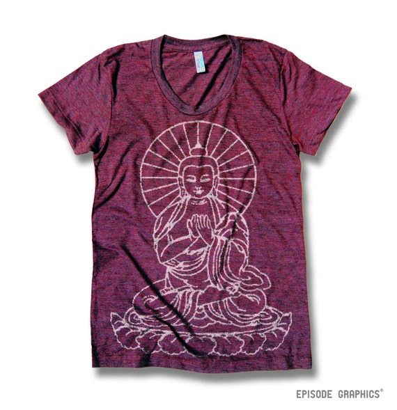 buddha print shirt