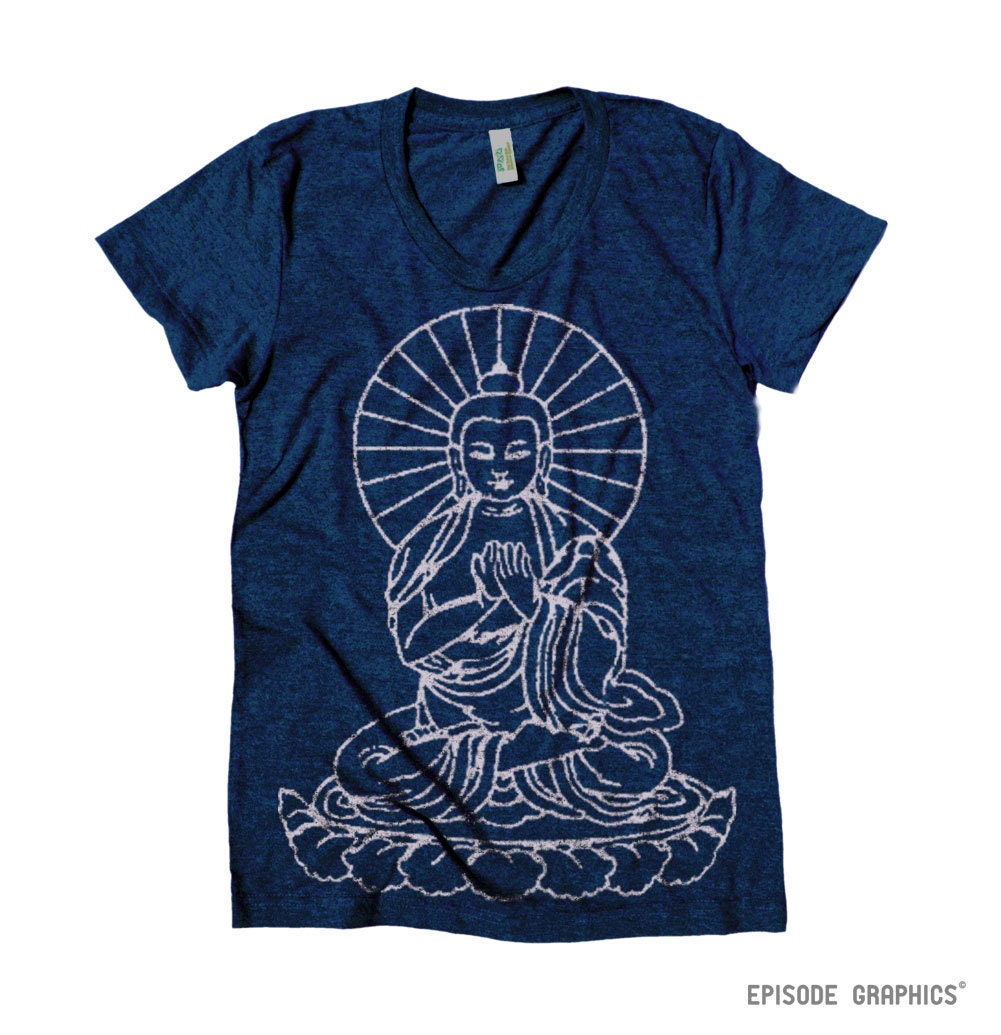 buddha print shirt