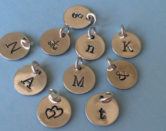 Sterling Silver Initial Charm