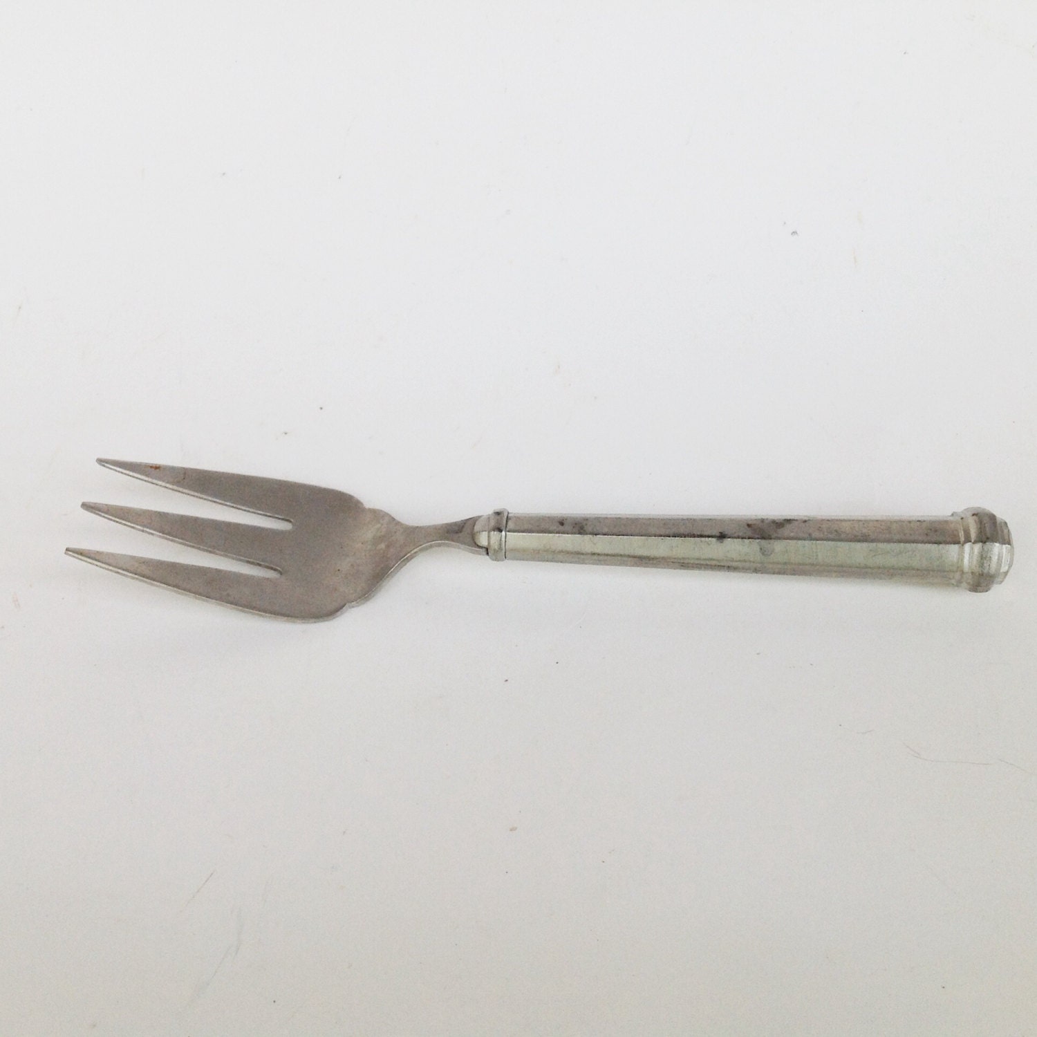 Vintage Gorham Pewter Flatware Salad Serving Fork Haute Juice