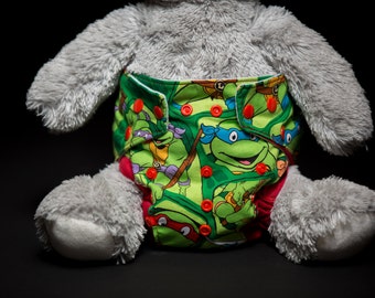 Ninja Turtles Pocket Cloth Diaper Cover